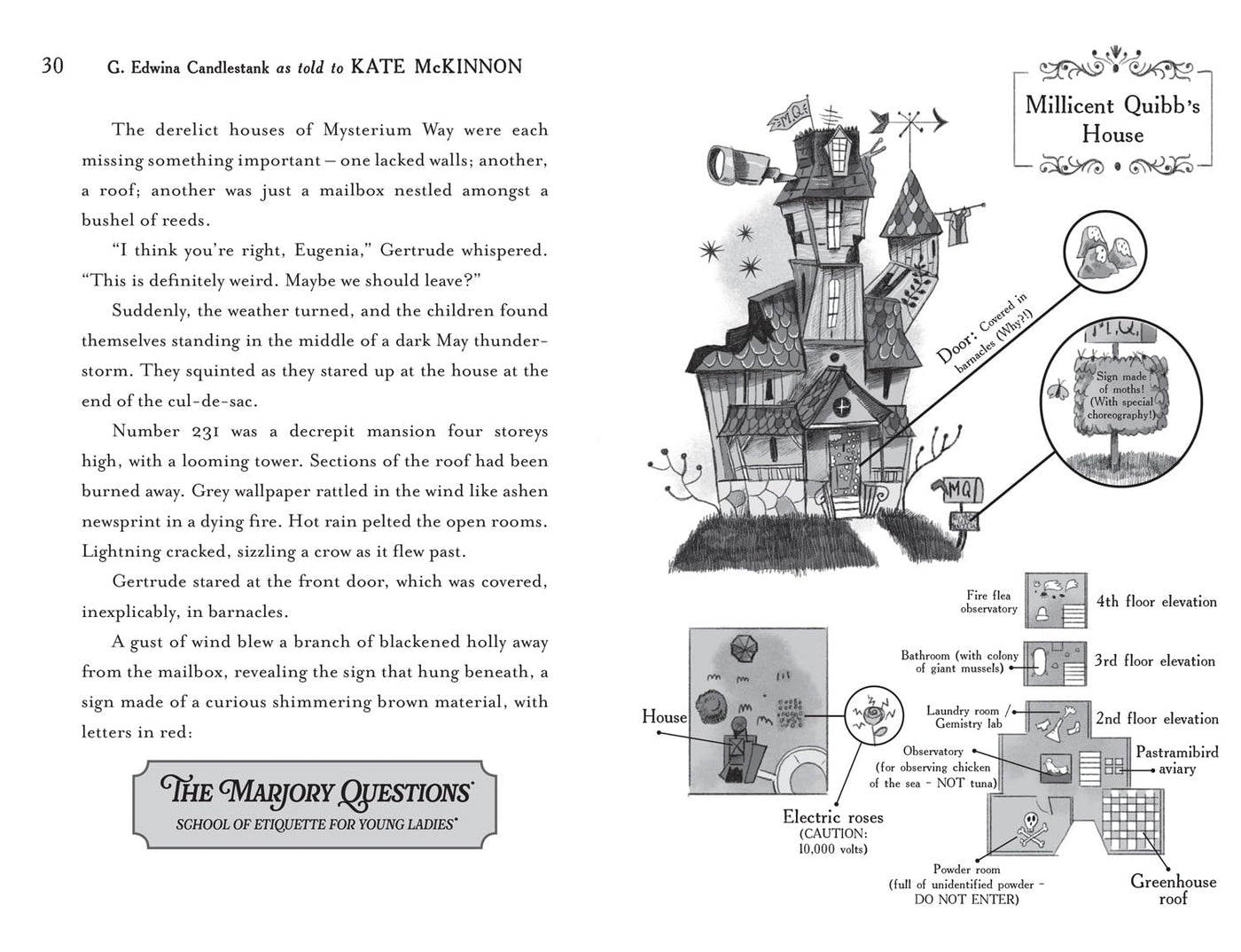 The Millicent Quibb School of Etiquette for Young Ladies of Mad Science (Hardback)