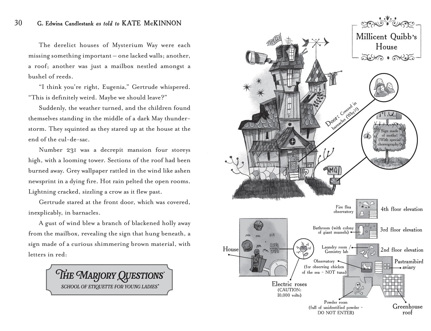 The Millicent Quibb School of Etiquette for Young Ladies of Mad Science (Hardback)