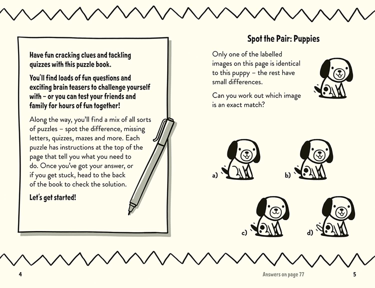 Amazing Puzzles and Quizzes for Every 6 Year Old