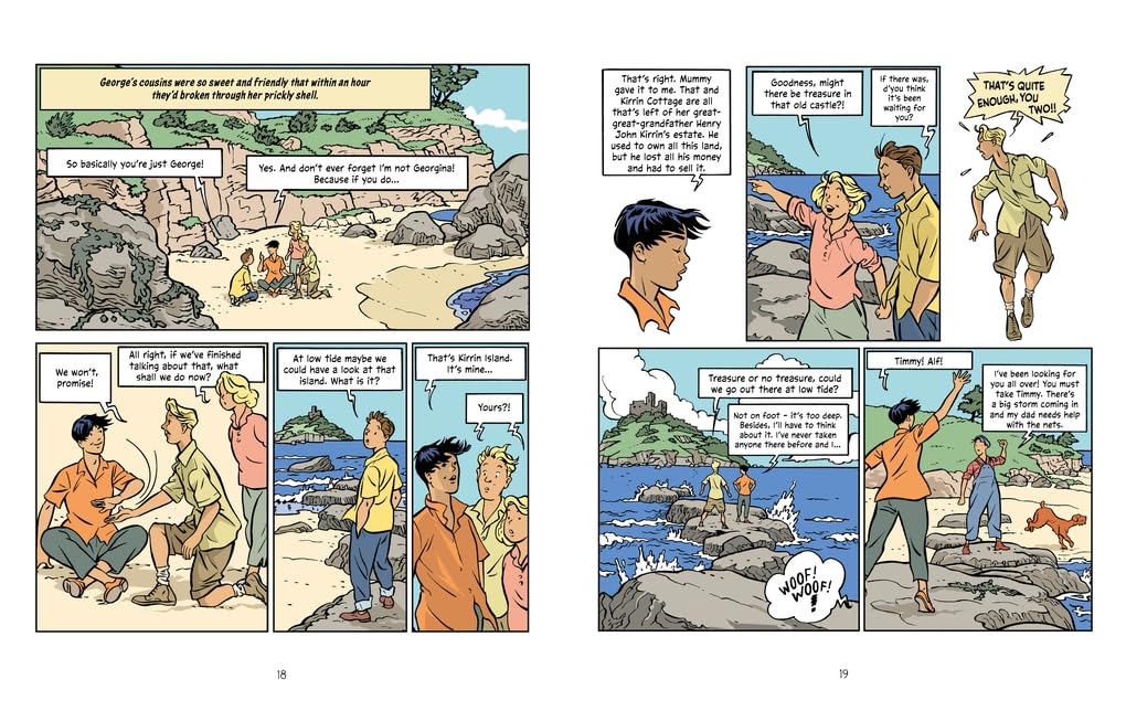Five on a Treasure Island (Famous Five Graphic Novel)