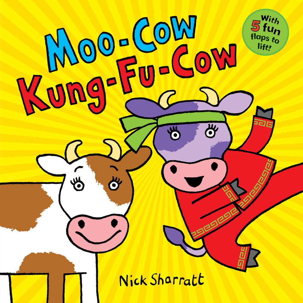 Moo-Cow Kung-Fu-Cow (Board Book)