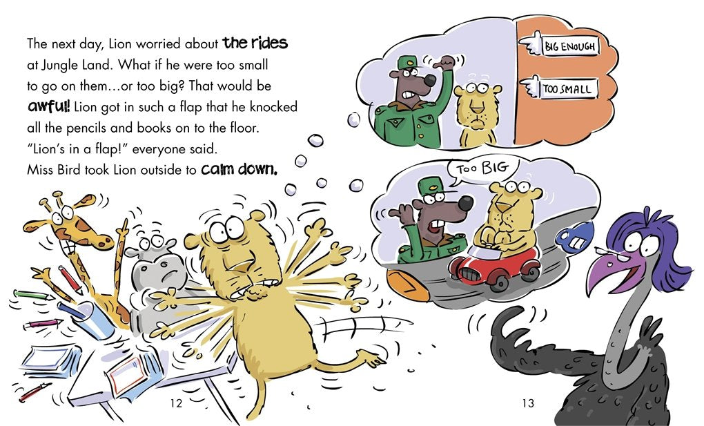 Lion's in a Flap - A book about feeling worried (Behaviour Matters)