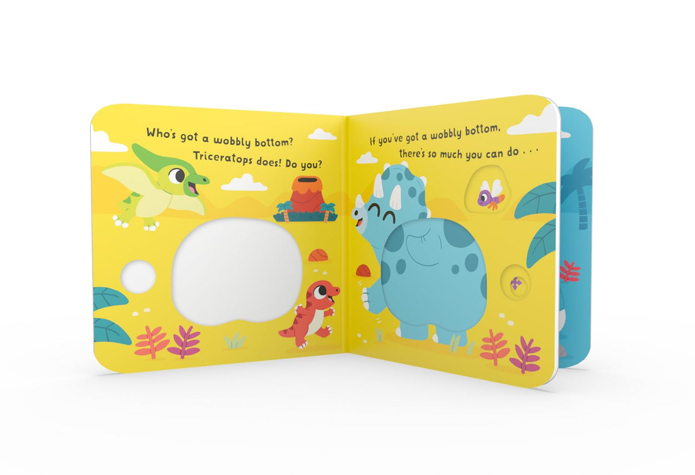 Dinosaur’s Wobbly Bottom (Board Book)