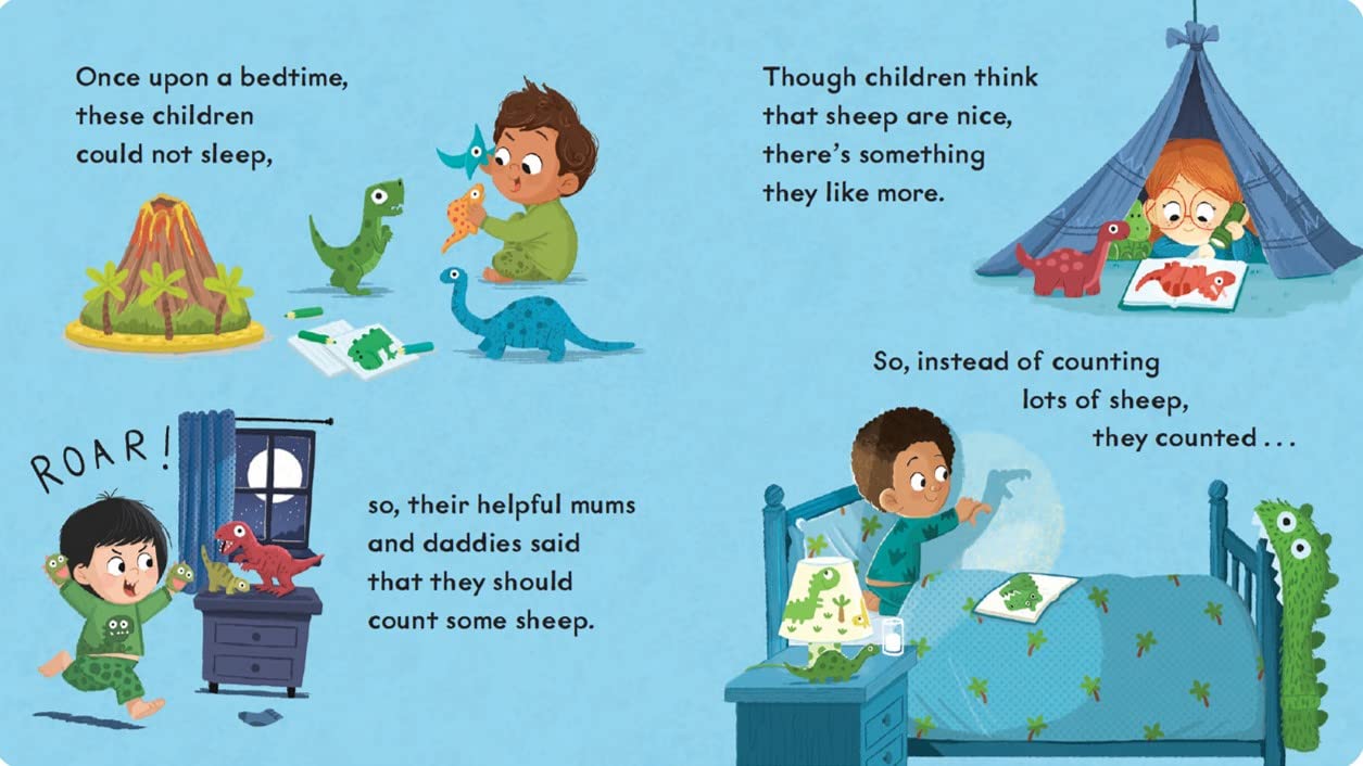 Twenty Dinosaurs at Bedtime (Board Book)