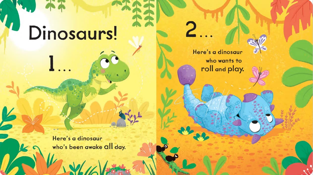 Twenty Dinosaurs at Bedtime (Board Book)