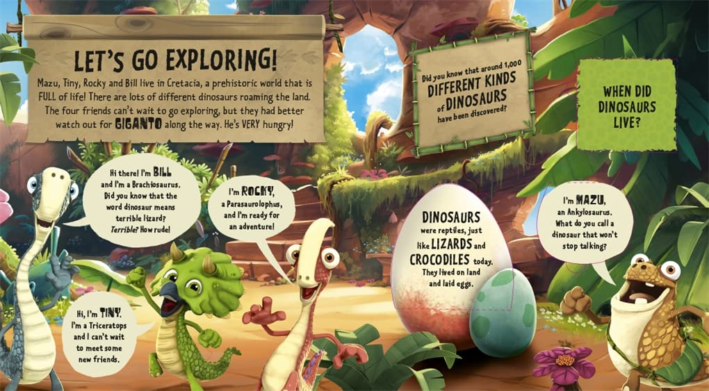 Gigantosaurus - Dinopedia (Board Book)