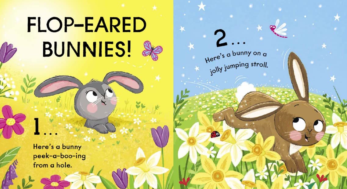Twenty Bunnies at Bedtime (Board Book)