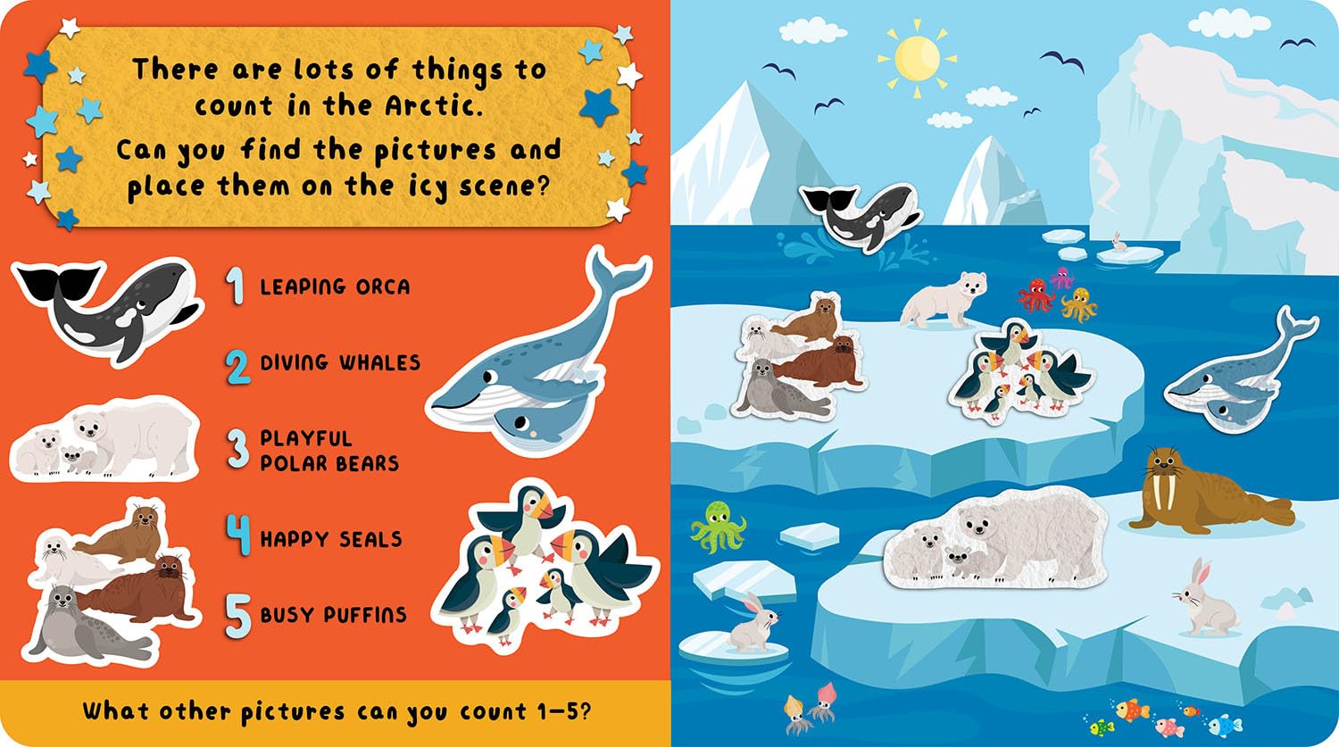 Felt Play & Learn Animals (Board Book)