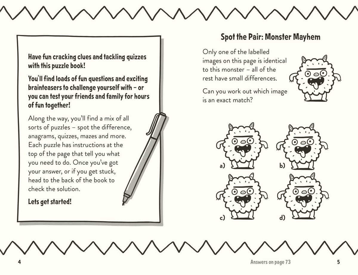 Amazing Puzzles and Quizzes for Every 8 Year Old