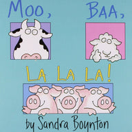 Moo, Baa, La La La (Board Book)
