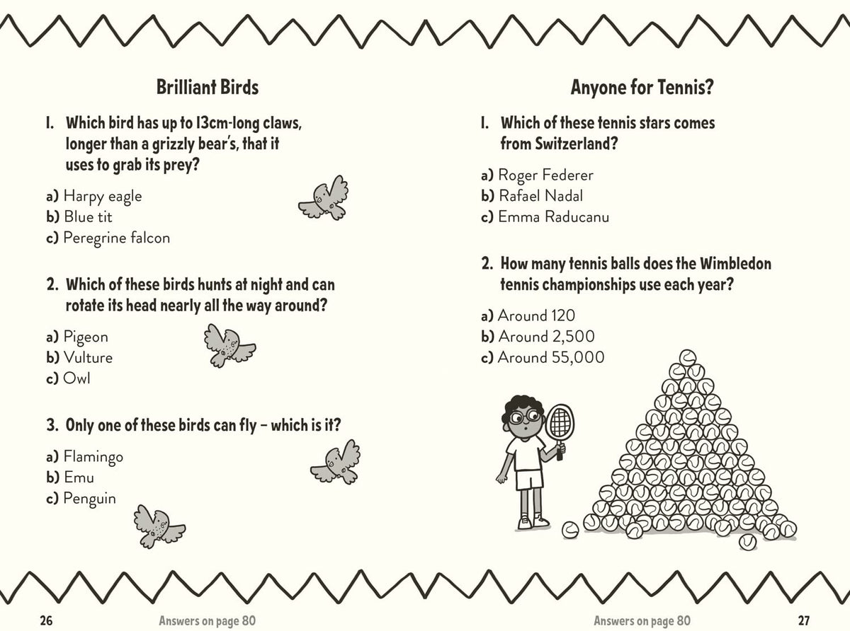 Amazing Puzzles and Quizzes for Every 8 Year Old