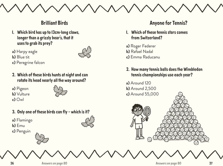 Amazing Puzzles and Quizzes for Every 8 Year Old