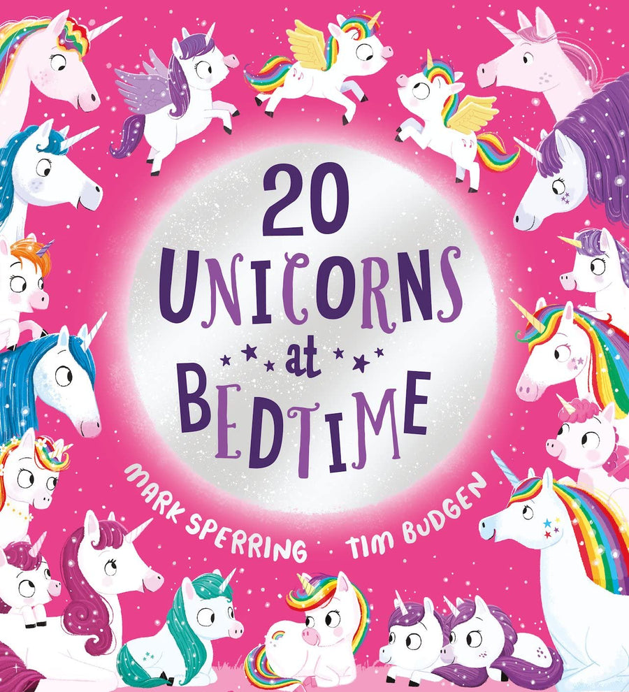 Twenty Unicorns at Bedtime (Board Book)