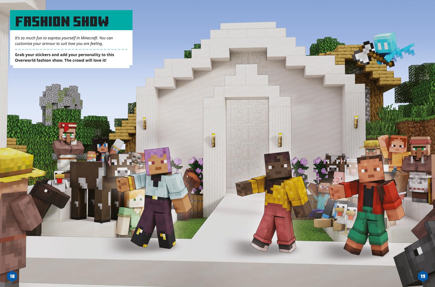 Minecraft Character Creator Sticker Book