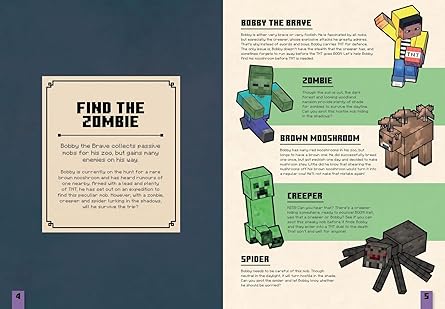 Minecraft: Where’s the Zombie?: Search and Find Adventure