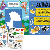 Felt Play & Learn Animals (Board Book)