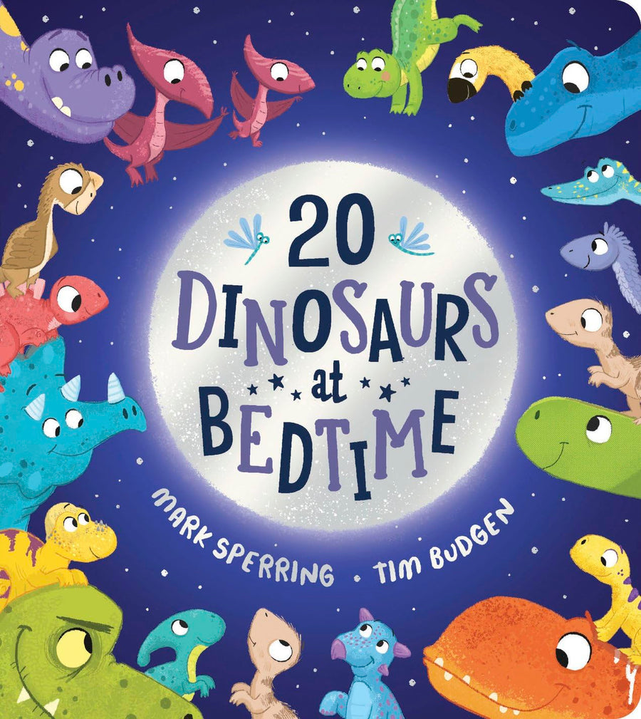 Twenty Dinosaurs at Bedtime (Board Book)