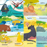 100 First Words Exploring Animals (Board Book)