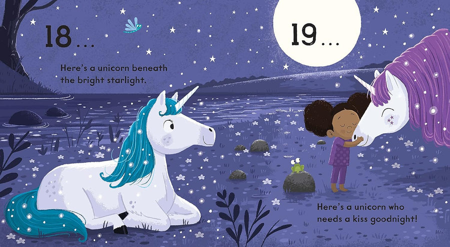 Twenty Unicorns at Bedtime (Board Book)
