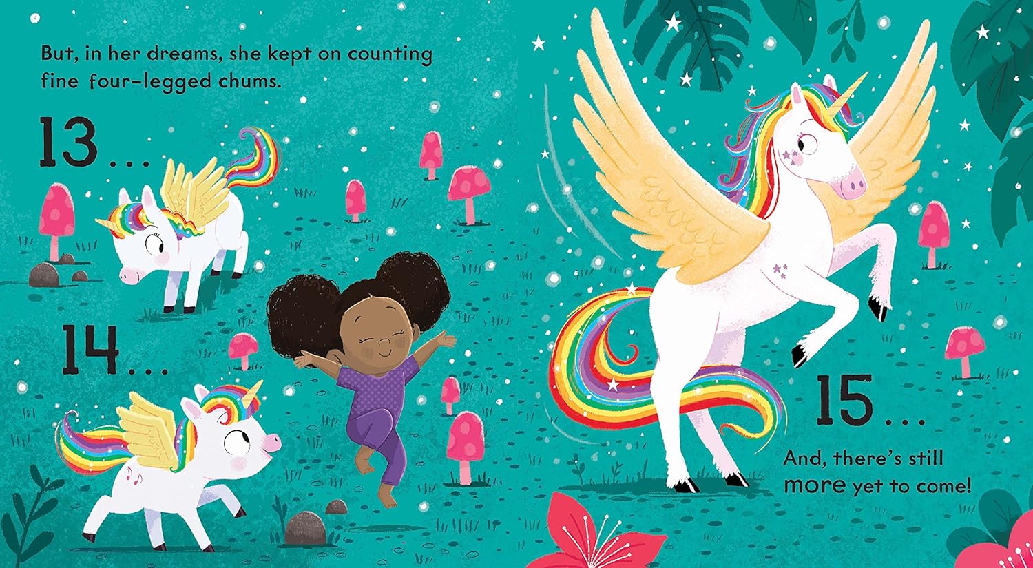 Twenty Unicorns at Bedtime (Board Book)