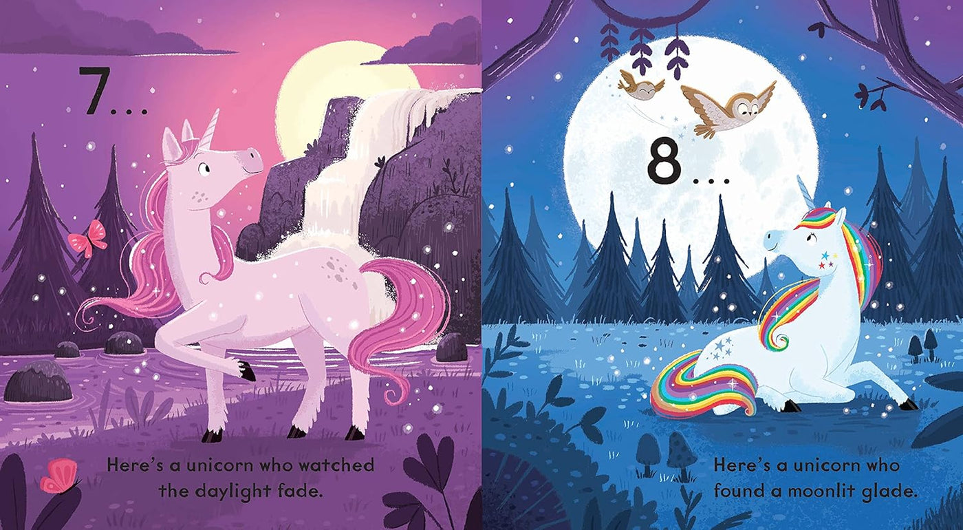 Twenty Unicorns at Bedtime (Board Book)