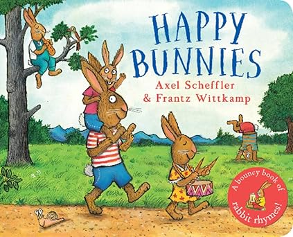 Happy Bunnies  (Board Book)