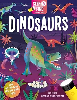 Seek and Find Dinosaurs (Seek and Find-Magic Searchlight Books)