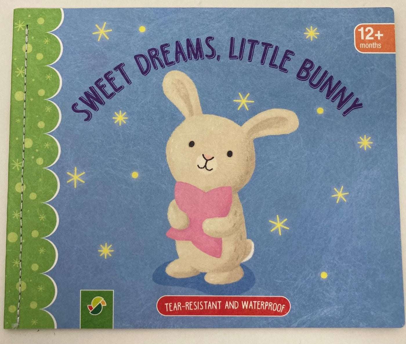 Sweet Dreams, Little Bunny  - Tear Resistant & Waterproof