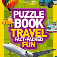 Puzzle Book Travel: Brain-tickling quizzes, sudokus, crosswords and wordsearches (National Geographic Kids Puzzle Books)