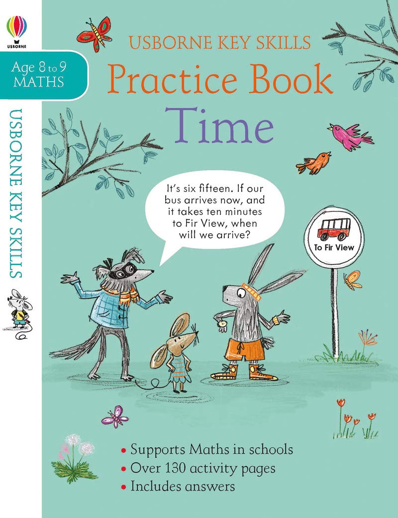 Time Practice Book  (Usborne Key Skills) 