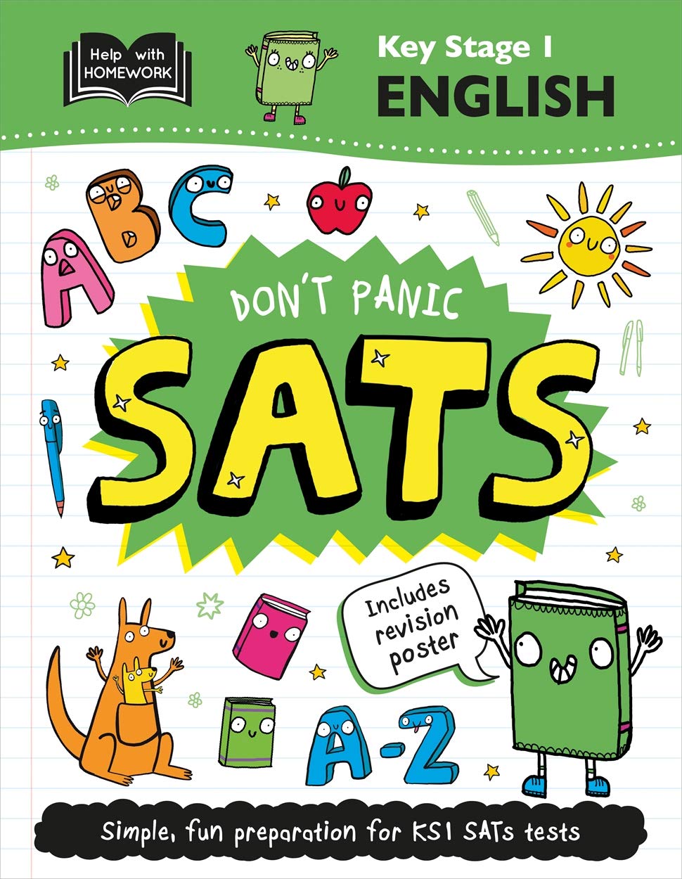 Key Stage 1 English: Don't Panic SATs (Help With Homework) 